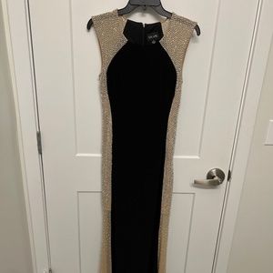 Formal black gown